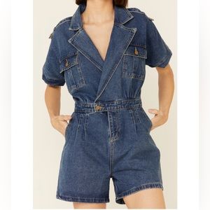 Denim Romper / Jumpsuit / Playsuit